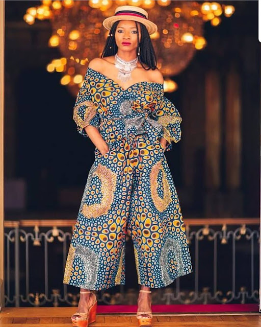 latest ankara short jumpsuit styles