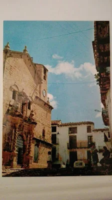 Postal, Beceite, Beseit, iglesia, plaza, casa foz, Mercedes del forn