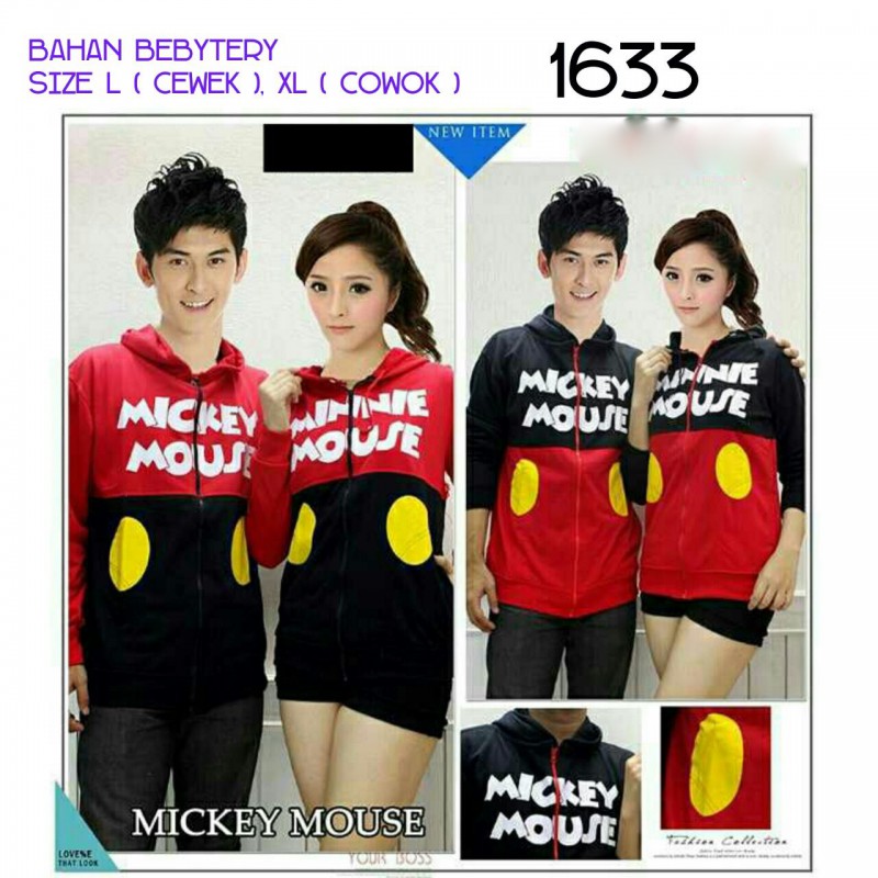 Jual Online Jacket Couple Mickey Murah Jakarta Bahan Babytery Terbaru Jual Online Jacket Couple Mickey Murah Jakarta Bahan Babytery Terbaru