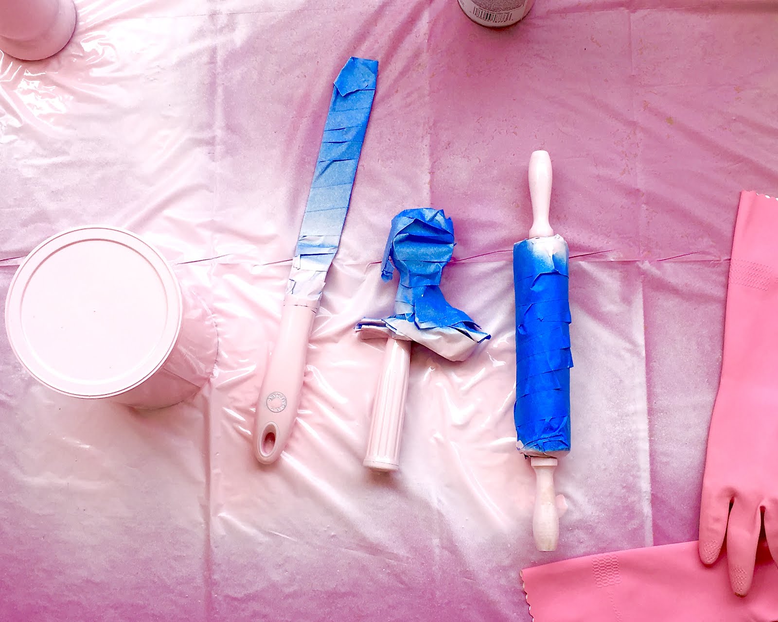 VIDEO} DIY Pink Kitchen Tools (and my pink baking supply collection!)