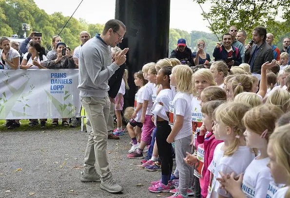 Prince Daniel attended the inaugural "Prince Daniel's Race and Sports Day" at Haga Park. Crown Princess Victoria and Princess Estelle