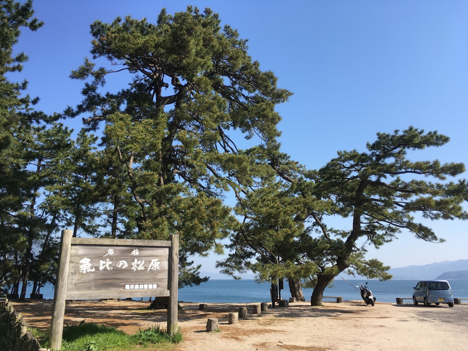 マジェスティS生活 日本海が俺を呼んでいるツーリング（気比の松原編）