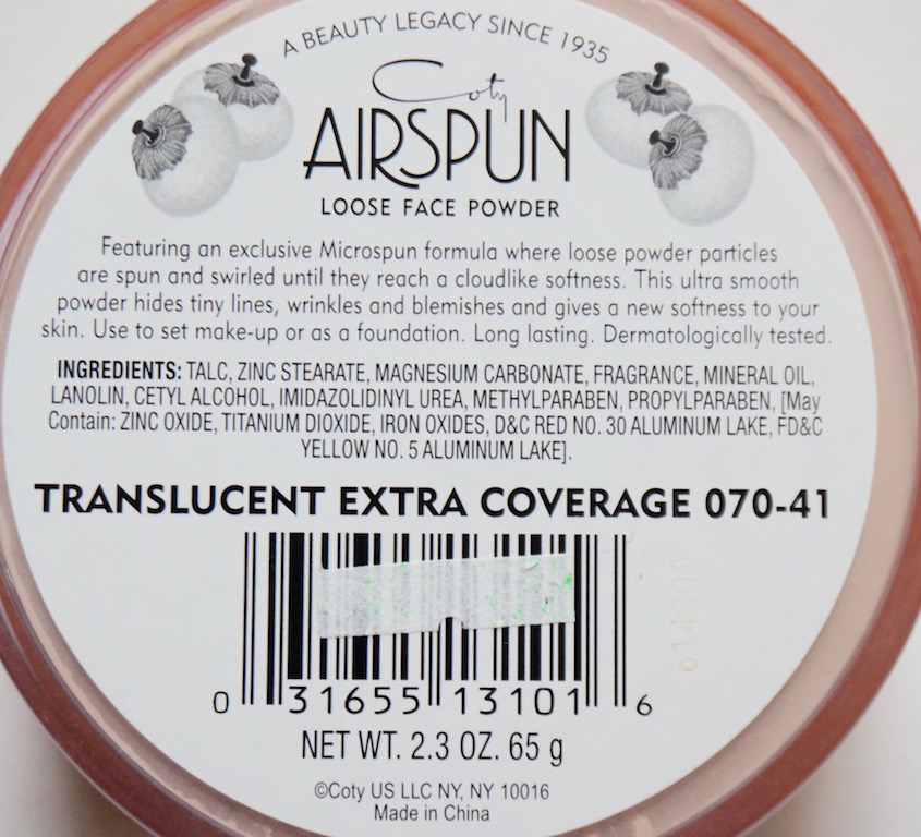 Coty Airspun Powder Translucent Extra Coverage Review + Swatch + Price