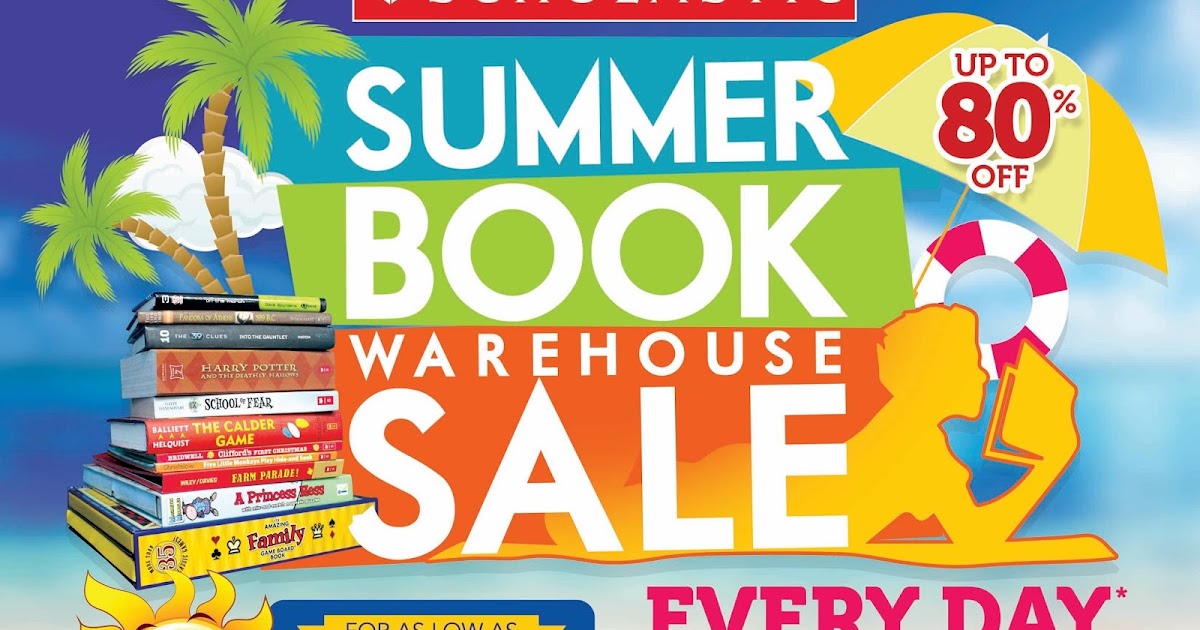 2016 Scholastic Summer Book Warehouse Sale and Summer Reading Fun