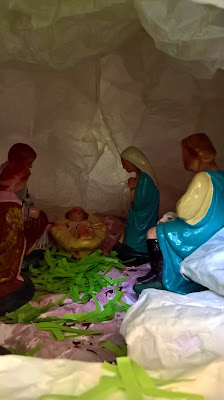 Christmas Crib' 2016 This picture is about Christmas Crib, based on the theme: "I am the resurrection and the Life."