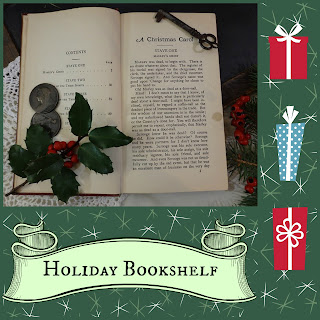Holiday Bookshelf on Homeschool Coffee Break @ kympossibleblog.blogspot.com - Some Christmas themed books that have found a place on my holiday bookshelf recommendations.
