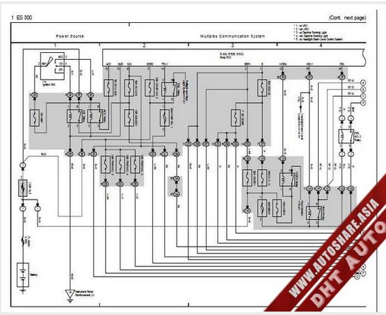 LEXUS ES300 2002 WIRING DIAGRAM | Toyota Workshop Manual