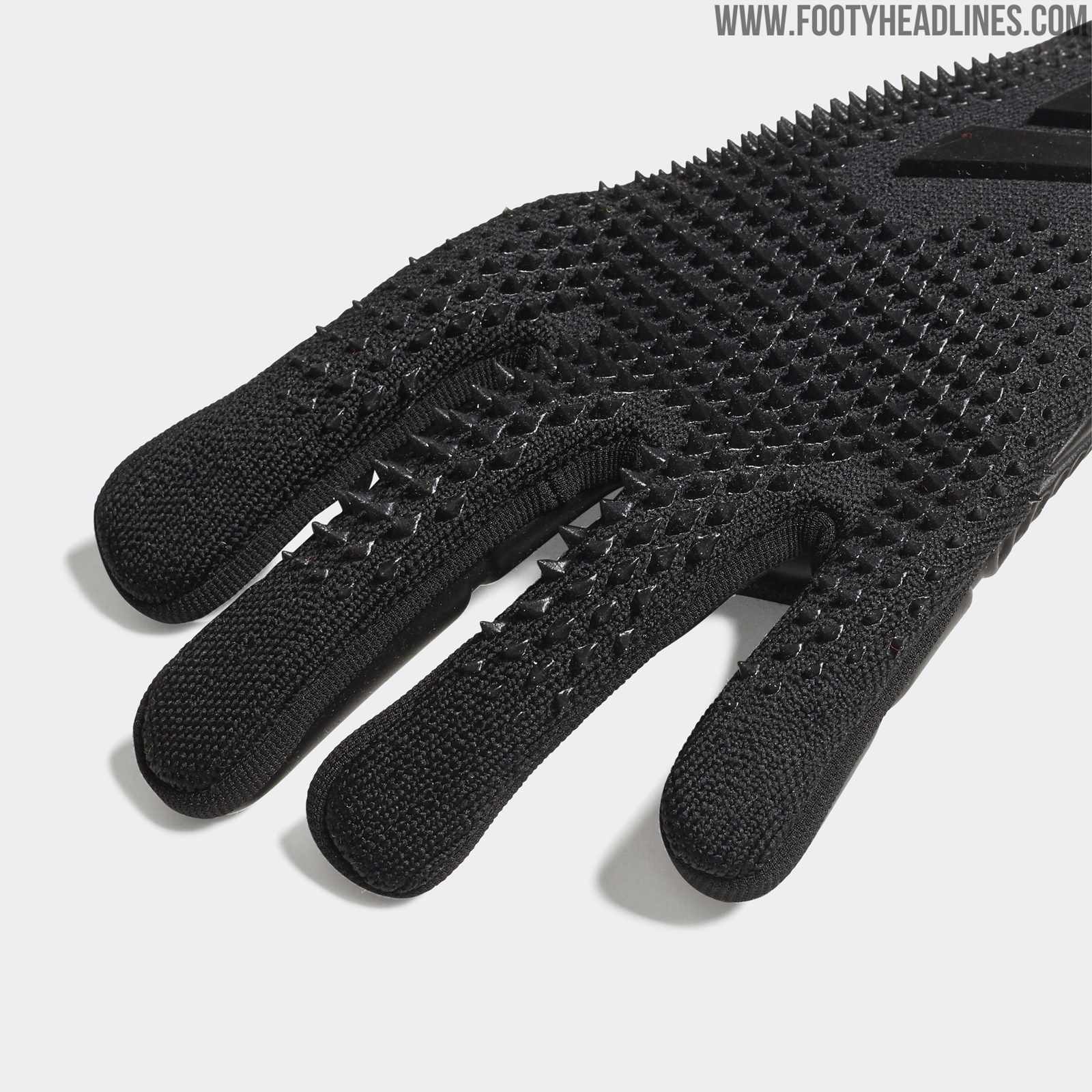 AllNew Black Strapless Adidas Predator 20 Goalkeeper Gloves Released
