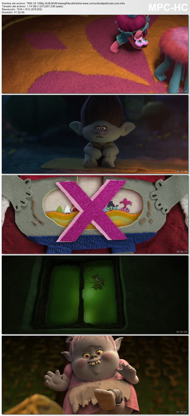 Capturas de la película.
