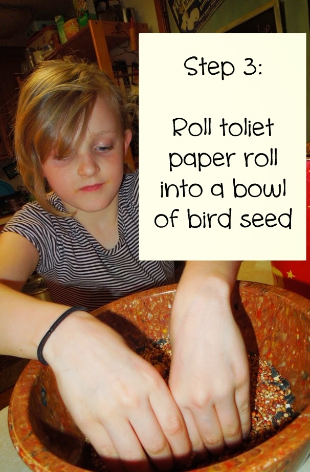 Home Grown Hearts Academy Homeschool Blog Make a Peanut Butter Bird Feeder