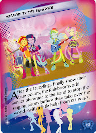 My Little Pony Welcome to the Showdown Equestrian Friends Trading Card