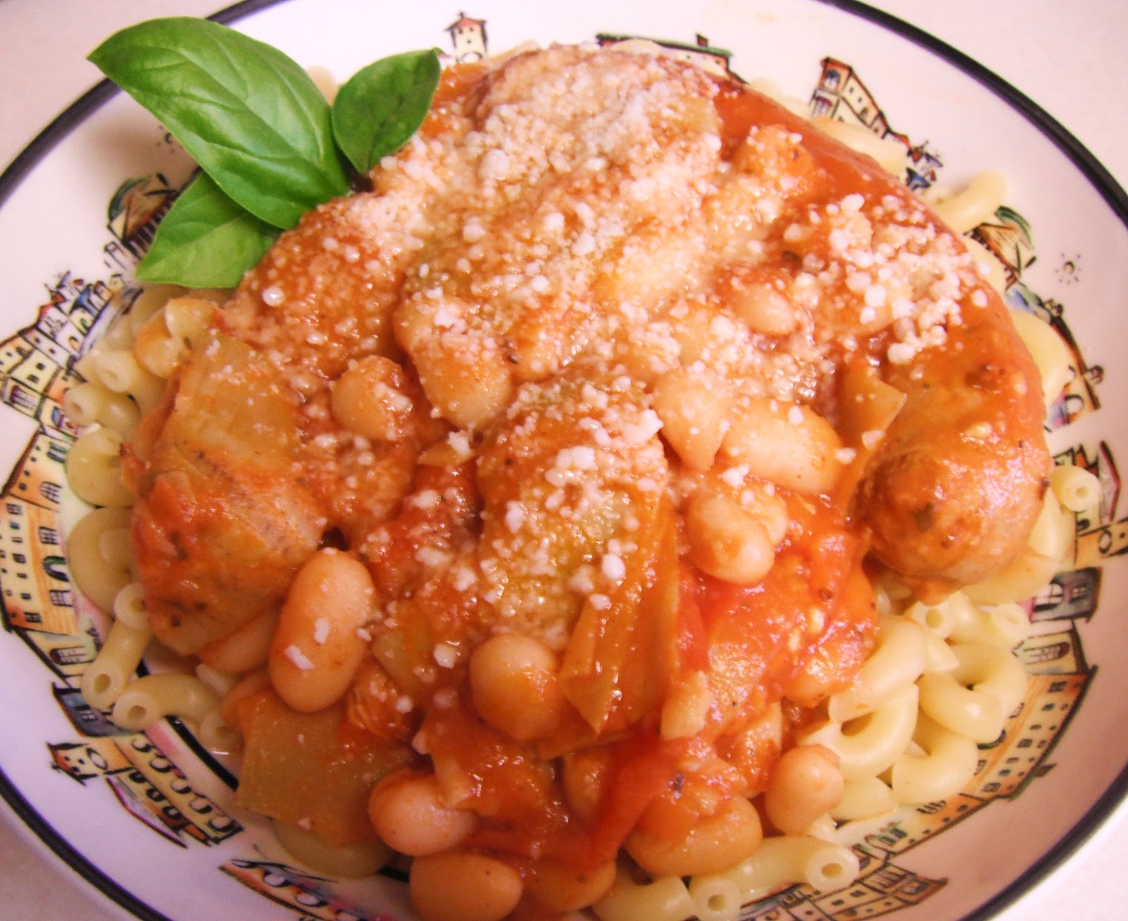 Healthy eating one day at a time Recipe 2 Turkey Sausage pasta with