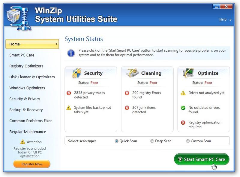 WinZip System Utilities Suite v3.14.1.6 Free Download Full
