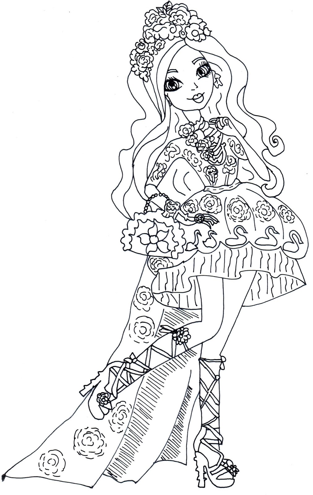 maddie hatter ever after high coloring pages - photo #20