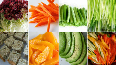 Avocado and Orange Salad Ingredients