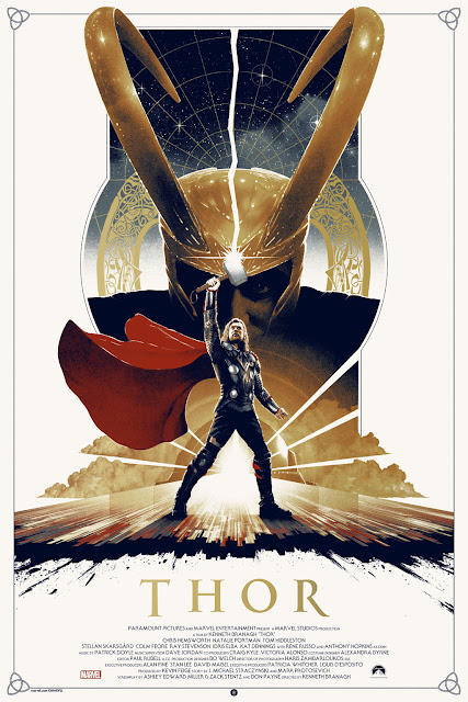 Marvel's Thor Standard Edition Movie Screen Print by Matt Ferguson