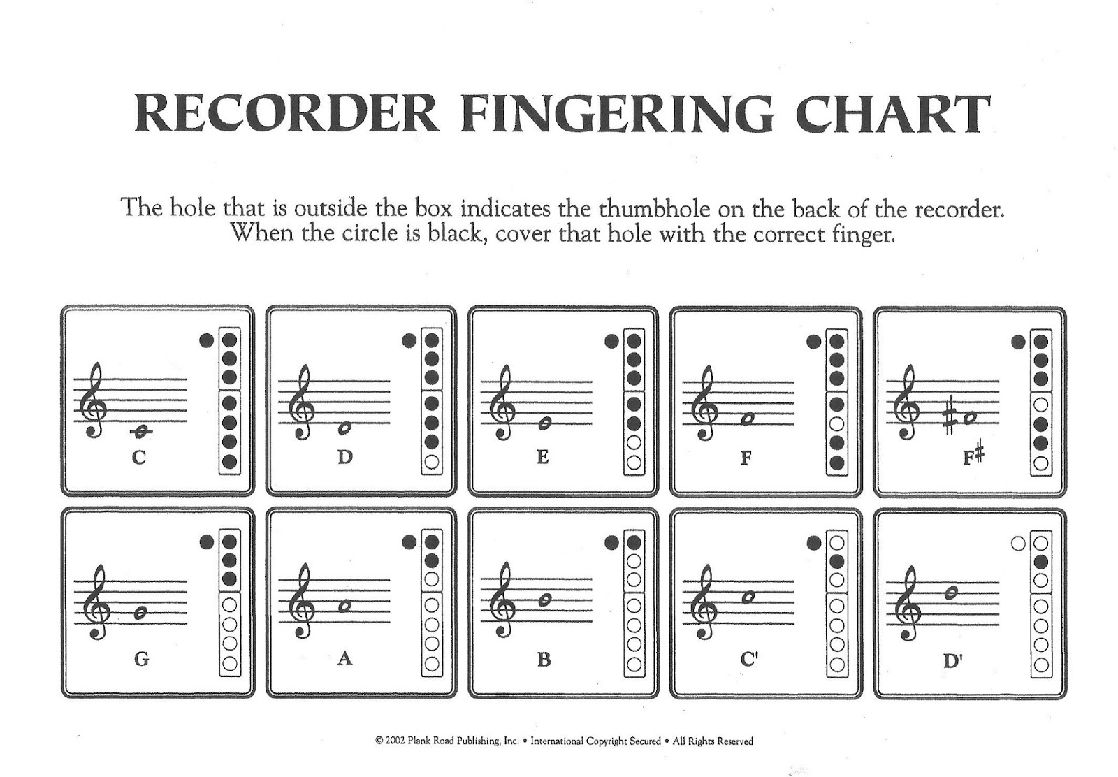 simple recorder chart