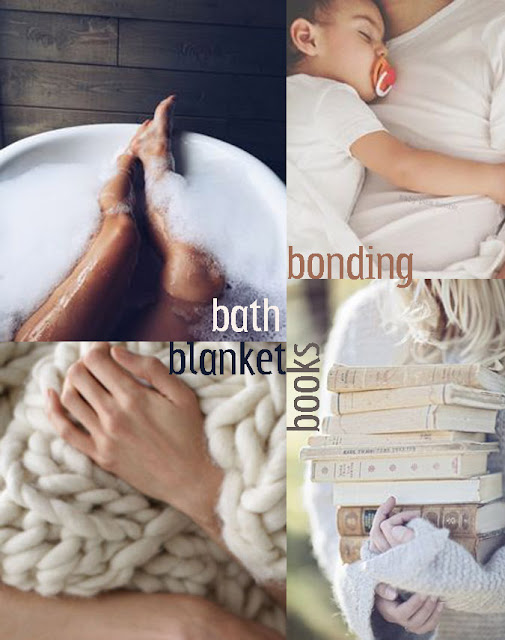 natasha essentials Bath, blankets, bonding and books