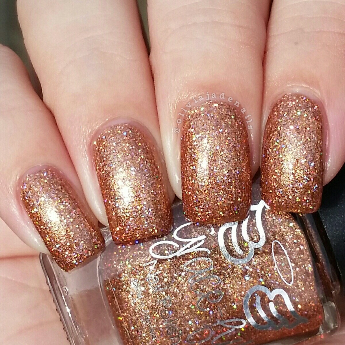 Grace-full Nail Polish Cooper Boom swatched by Olivia Jade Nails