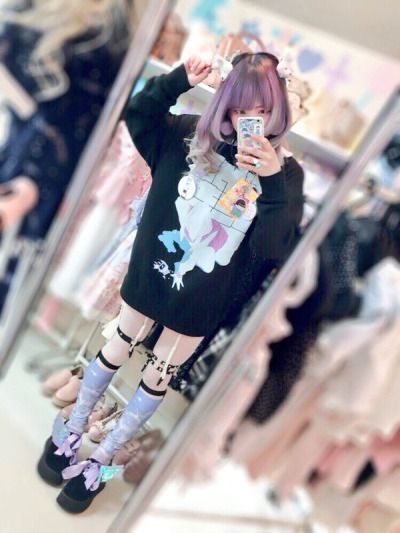 Menhera chan Yami Kawaii Pastel Goth Harajuku Cree T-Shirt