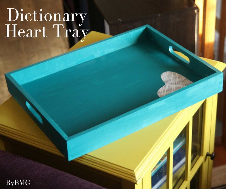 bybmg Dictionary Heart Tray