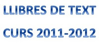 LLIBRES DE TEXT CURS 2011-12