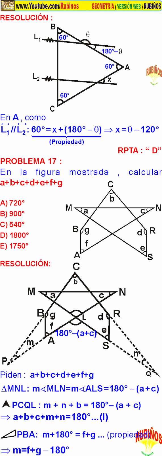Triangulos Preguntas Resueltas Faciles Y Dificiles