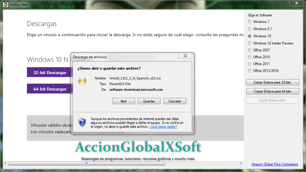 Microsoft Windows ISO Download Tool 5.28 Descargar las ISO de Windows