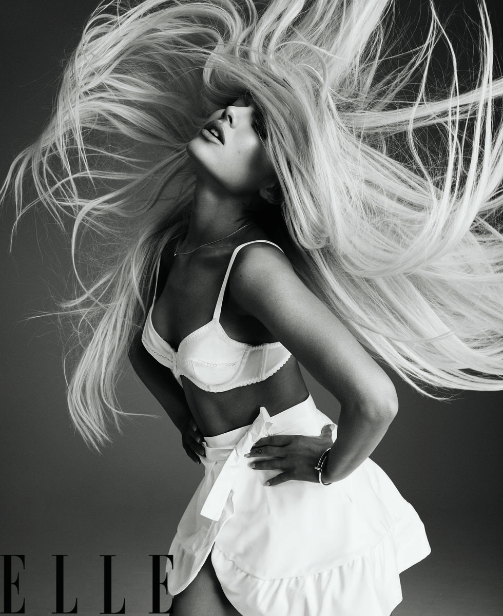 Ariana Grande On The August 2018 Cover Of Elle Magazine
