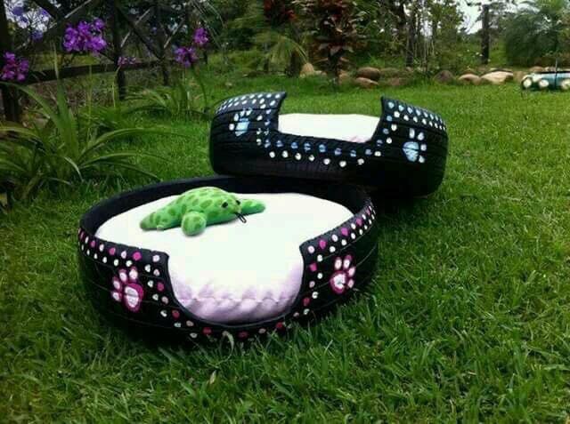 Shop Llantas Camas Para Perro Hechas Con Llantas Casa Cuchas De