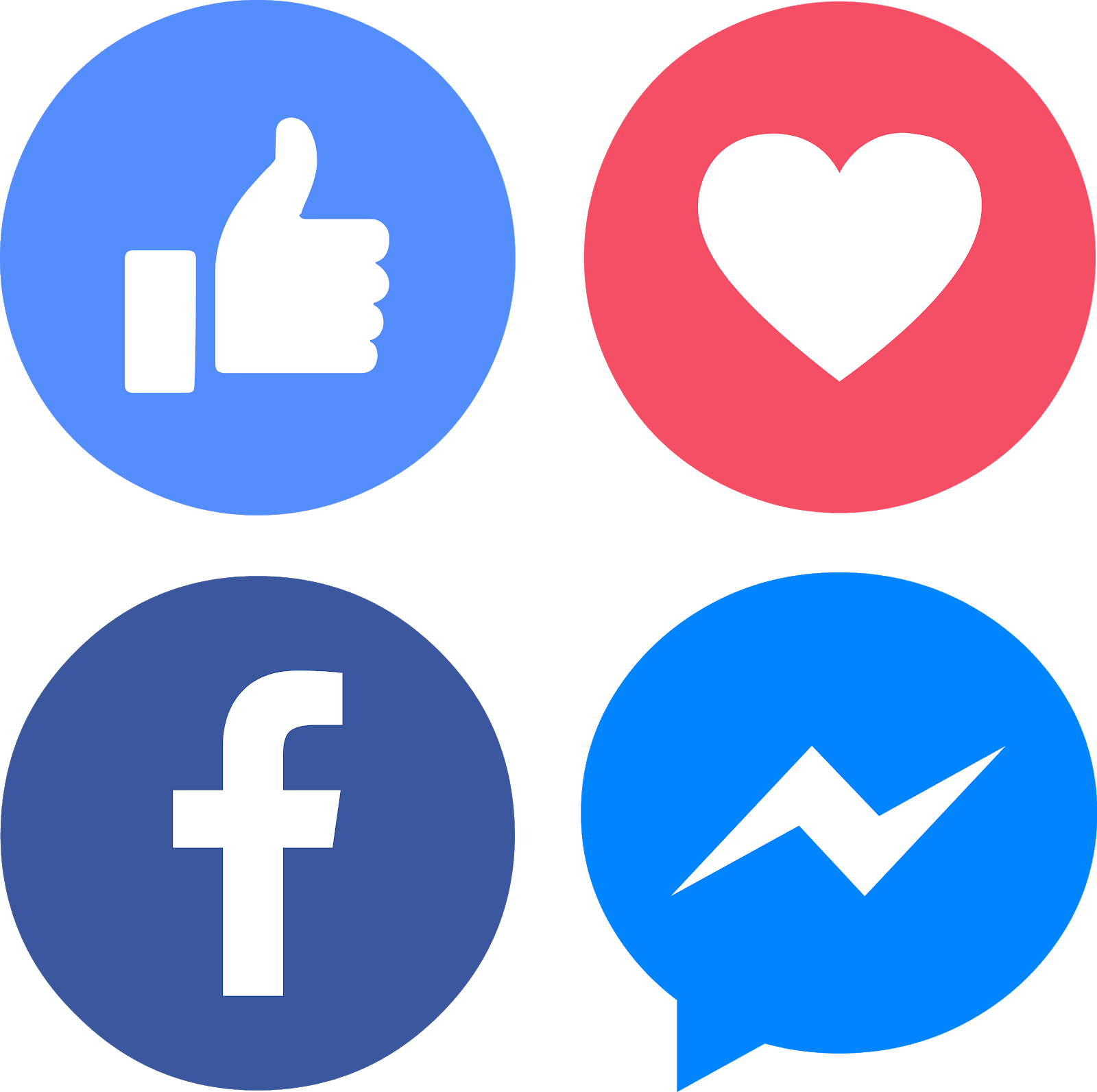 Download Icons Facebook Messenger Like Love Vectors El Fonts Vectors