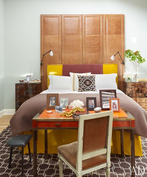 Eye For Design Decorate With A Desk At The Foot Of Your Bed