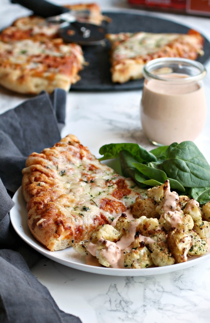 Roasted Cauliflower with Tomato Greek Yogurt Tahini Sauce Roasted Cauliflower with Tomato Greek Yogurt Tahini Sauce