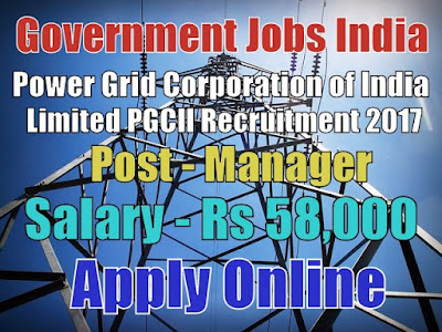 Power Grid Corporation of India Limited PGCIL Recruitment 2017