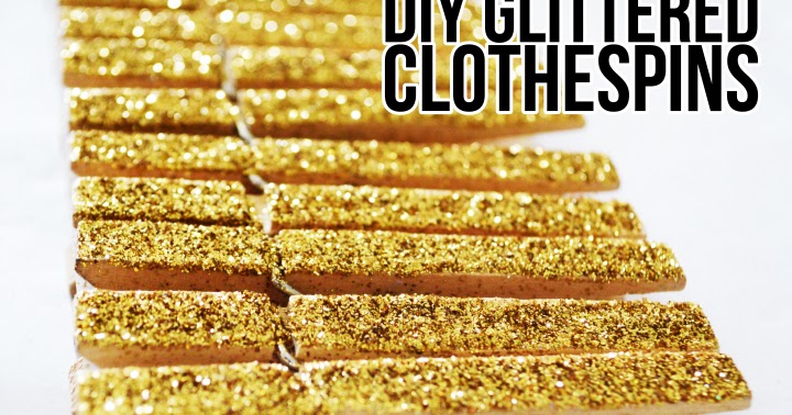 Glitter & Mod Podge ~ Christmas Clothespin Tutorial