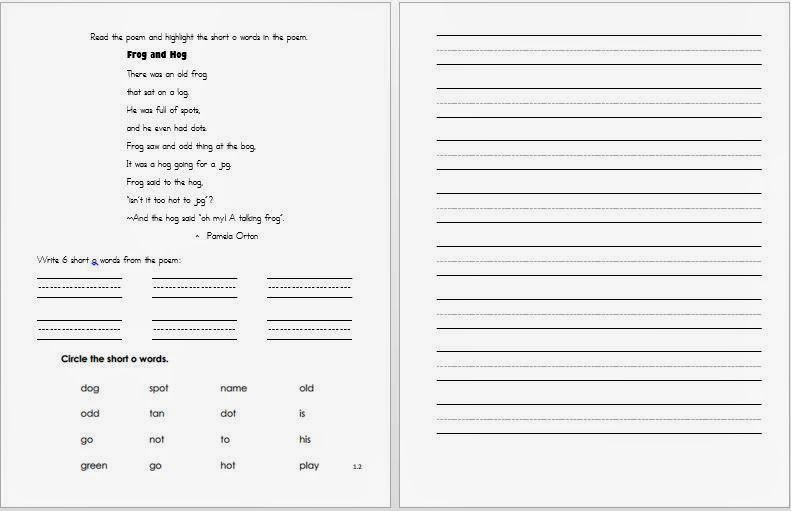 2nd Grade Creations Short Vowel Poetry & a FREEBIE!!!