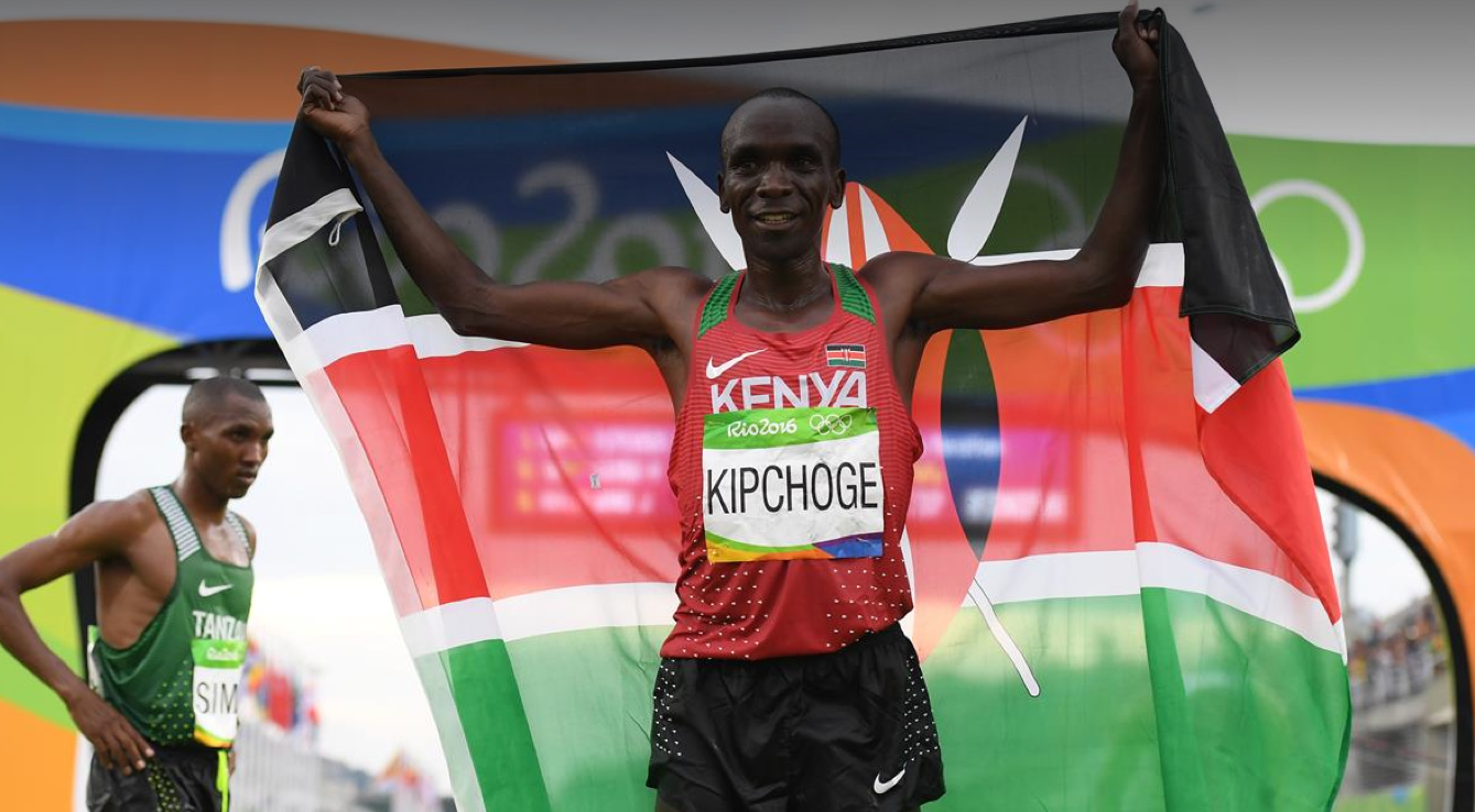 Eliud Kipchoge vence la Maratón de Rio 2016