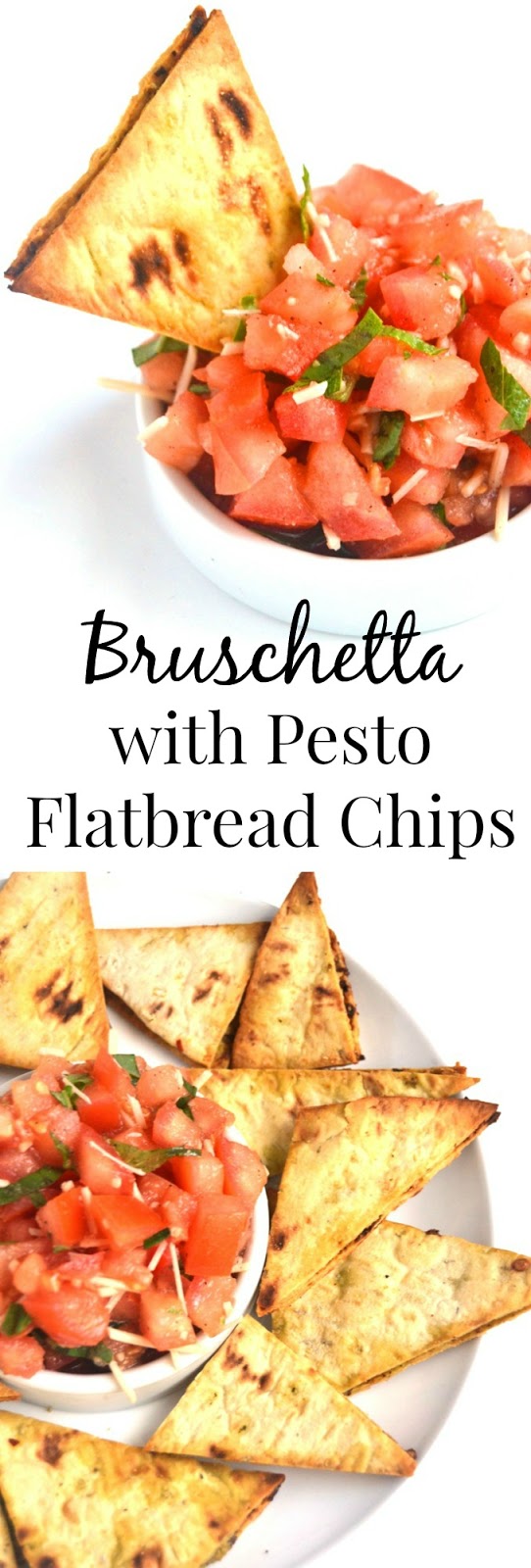 Bruschetta with Pesto Flatbread Chips The Nutritionist Reviews
