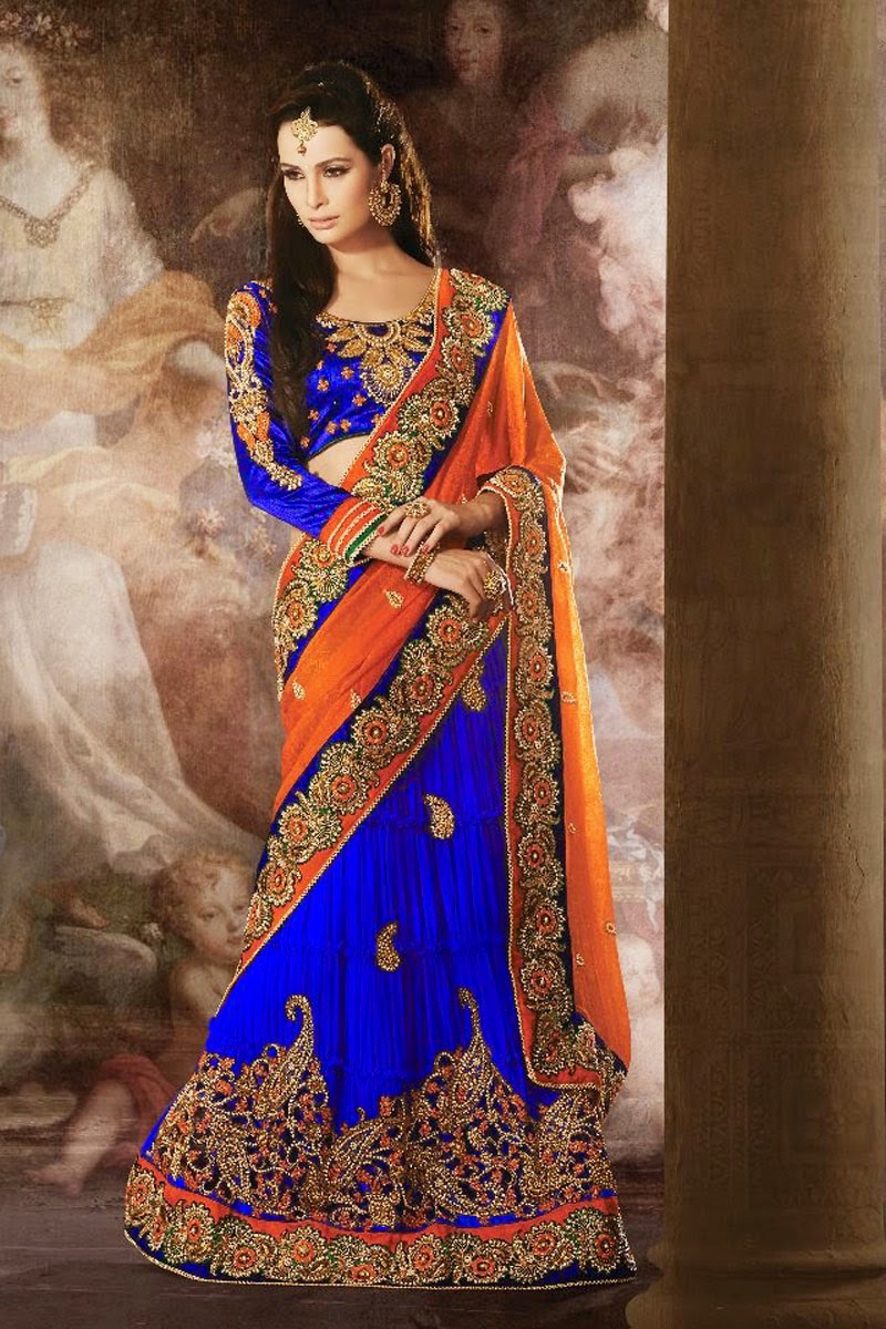 Lehenga Style Saree