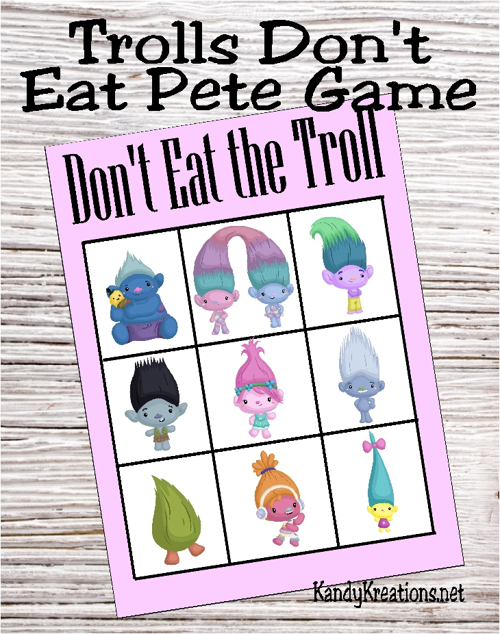 Do-it-yourself Bash Mother: Troll Dont Consume Pete Activity photograph about Don T Eat Pete Printable named Do-it-yourself Get together Mother: Troll Dont Try to eat Pete Recreation