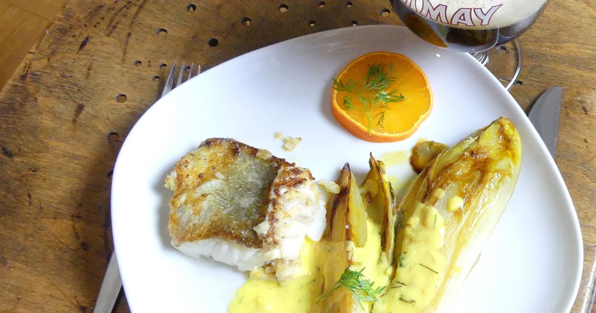 Barbaras Spielwiese: Skrei mit Chicorée und Mandarinensauce
