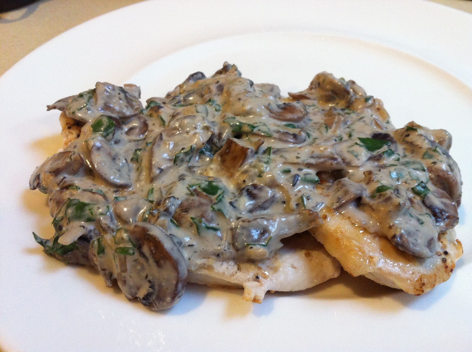 What's for Meat? Turkey Cutlets with Boursin Mushroom Sauce