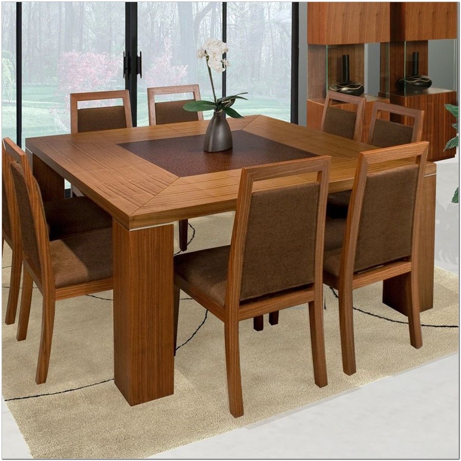 8 Seater Square Dining Table Designs