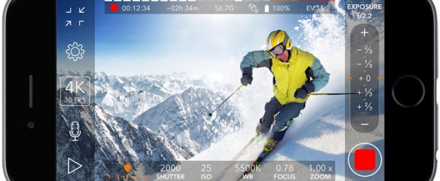 تطبيق ProMovie Recorder لتصوير الفيديو بدقة 4K للايفون وتعديله تطبيق ProMovie Recorder لتصوير الفيديو بدقة 4K للايفون وتعديله