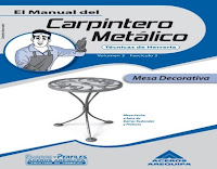 El manual del carpintero metálico 3 - 3 | Mesa decorativa mesa decorativa