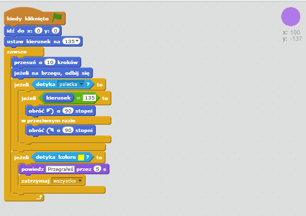 Scratch 2 Po Polsku Do Pobrania Scratch ZKPIG 6: Odbijanie piłeczki - lekcja
