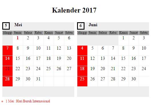 Kalender Jadwal Umroh Mei 2017
