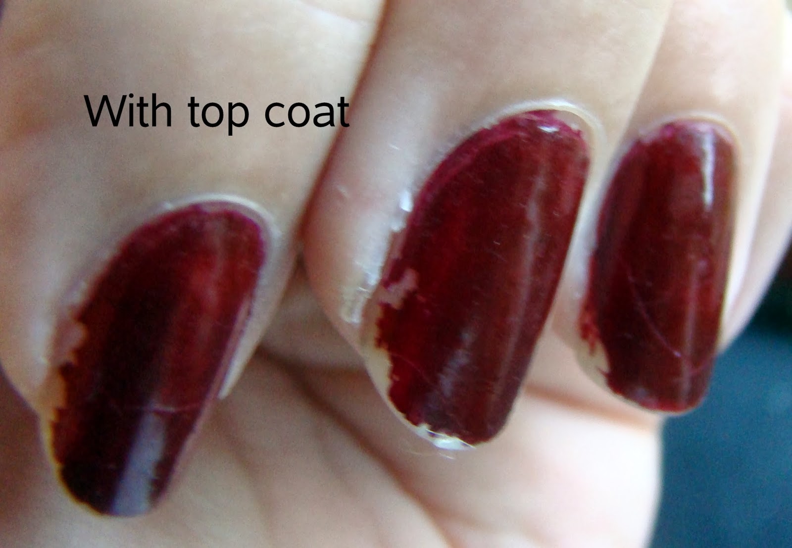 The last person you expected Sally Hansen No Chip Acrylic Top Coat