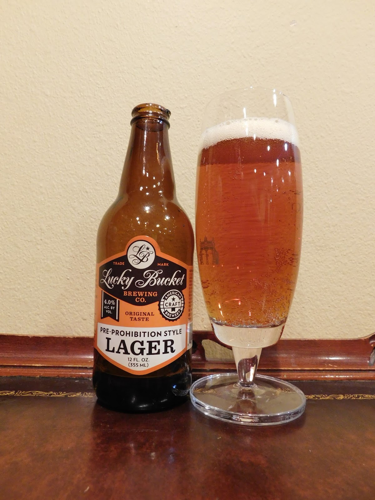 Doing Beer Justice Lucky Bucket Brewing PreProhibition Style Lager