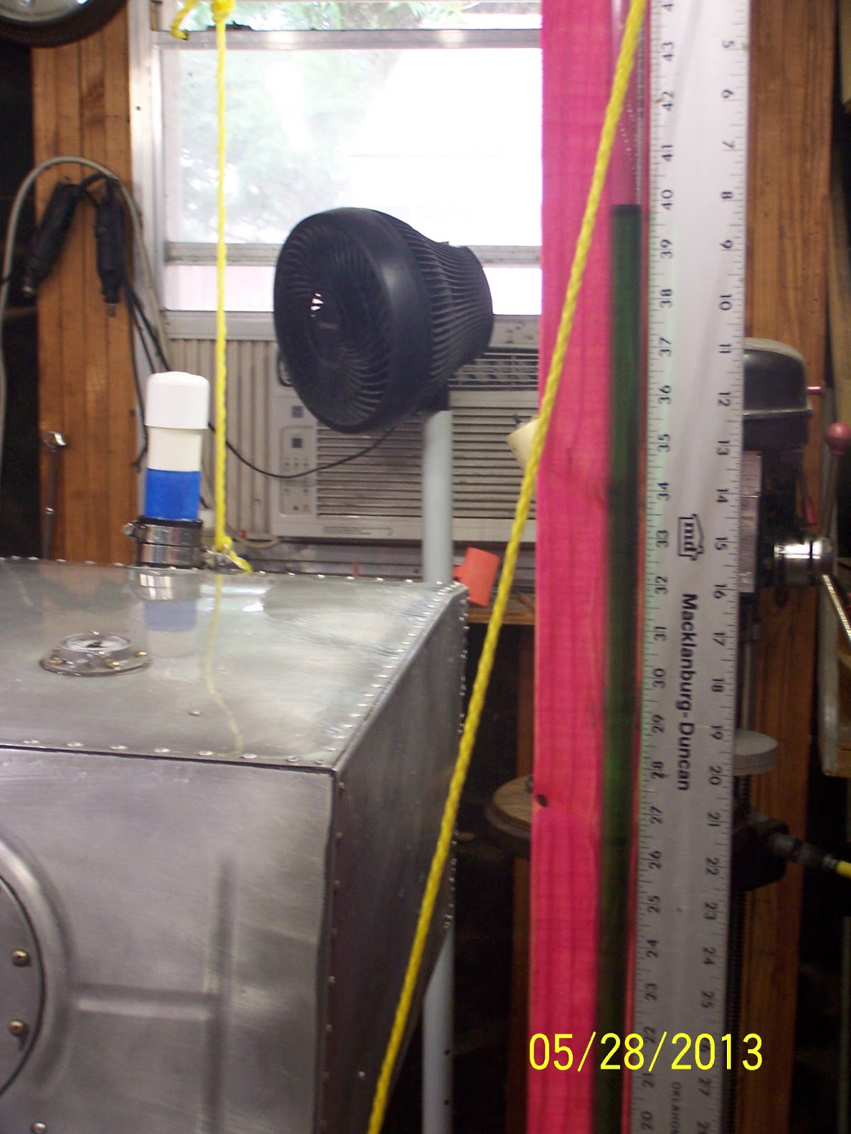 RV12 N79AM Fuel Tank, Part 3 Leak Testing